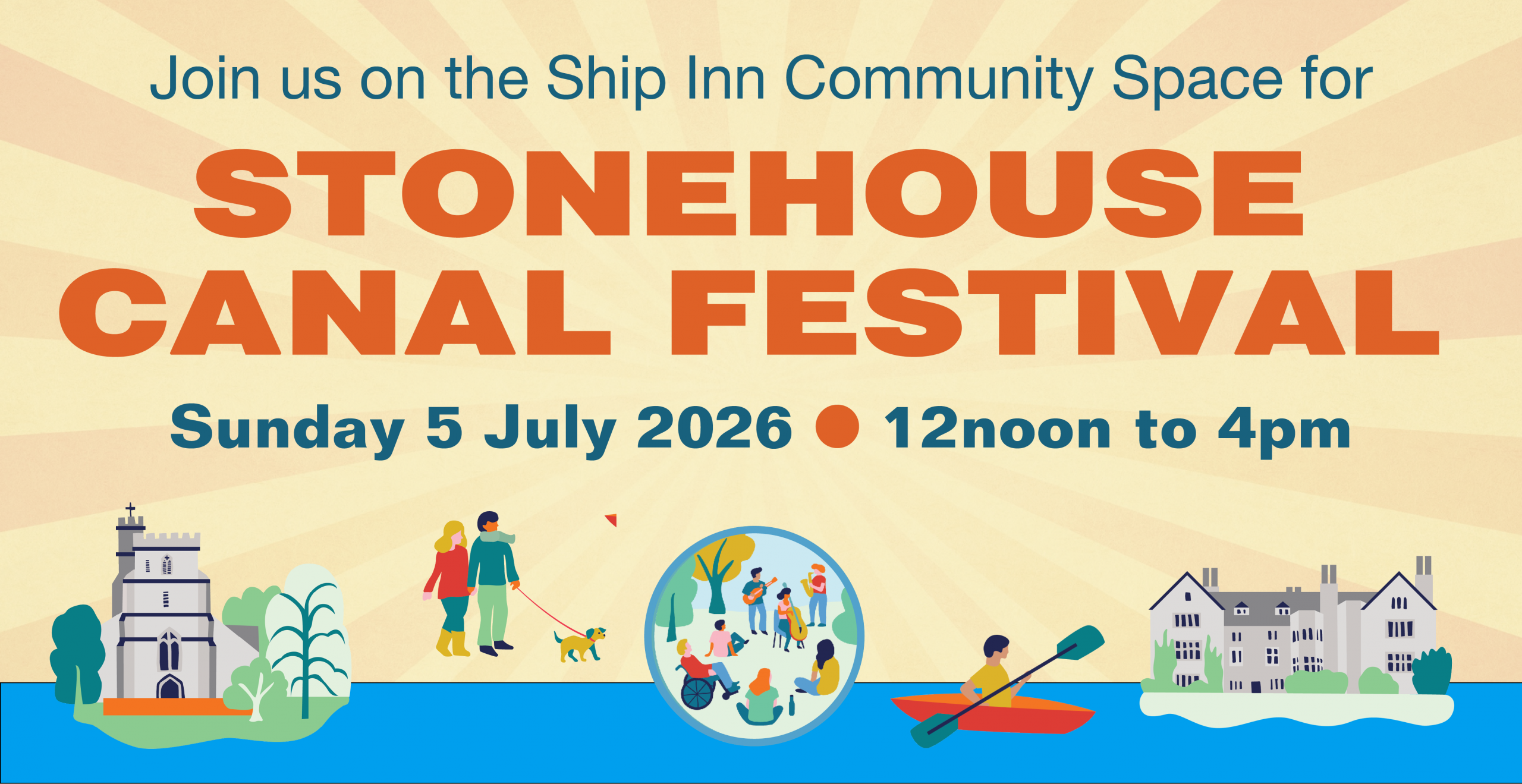 Stonehouse Canal Festival banner